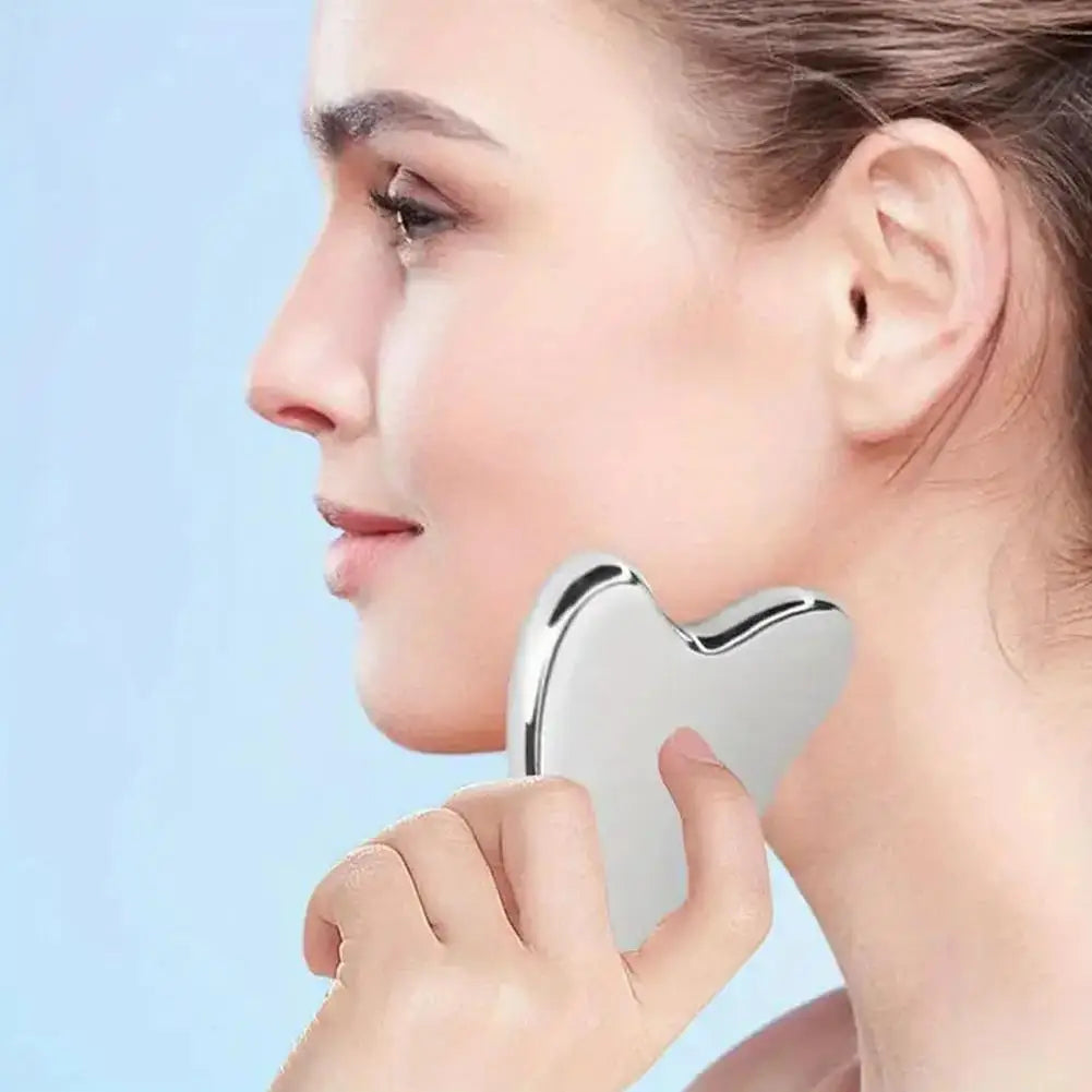 Stainless Steel Gua Sha Board | Face & Body Scraping Tool Gua Sha Scraper QXL