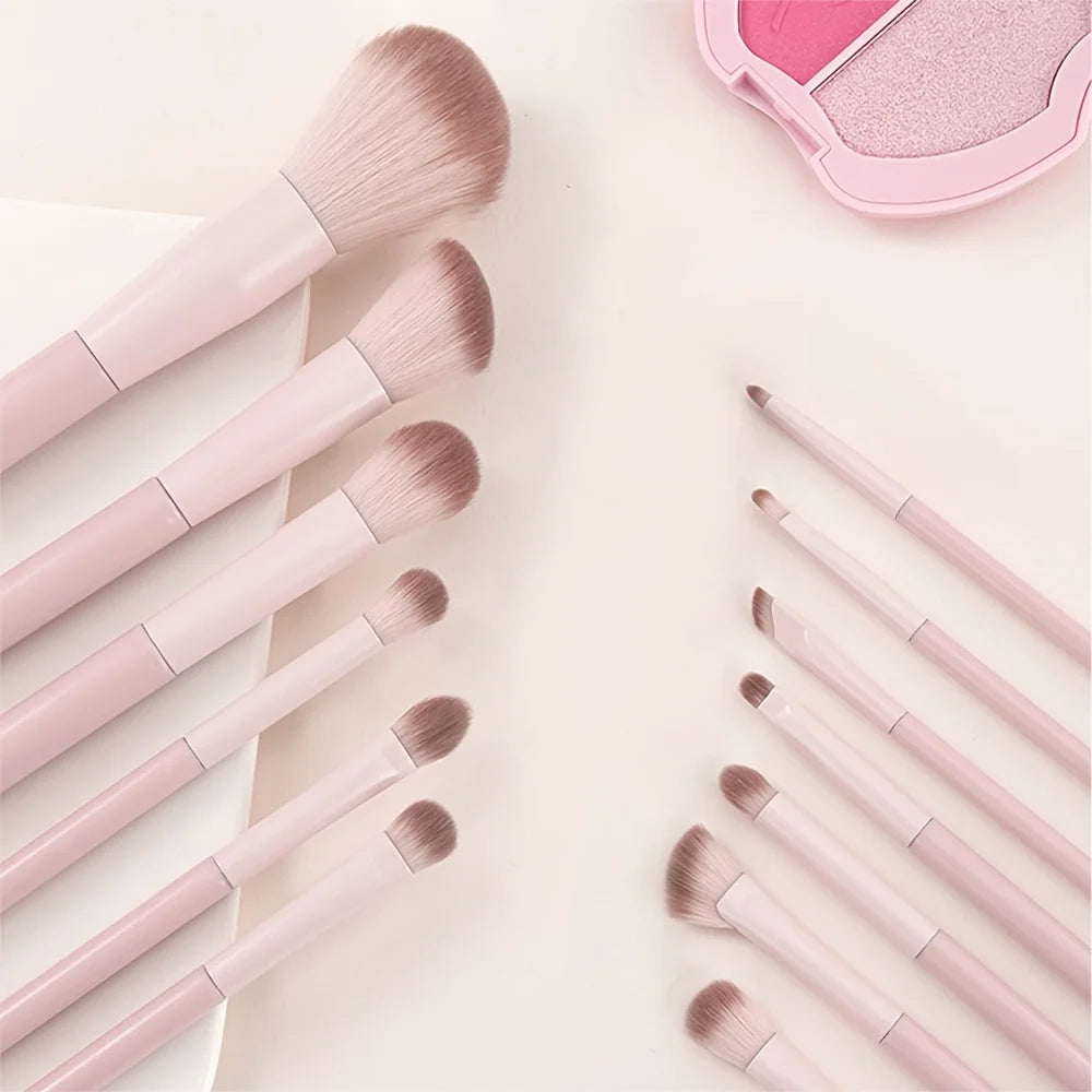 Beginner Makeup Brush Set – Blush, Contour & Eye Shadow Kit Makeup Brush Set QXL