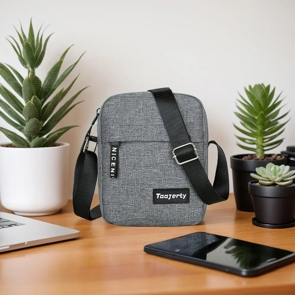 Men's Oxford Crossbody Sling Bag | Lightweight Shoulder Bag Men's Crossbody Bag QXL