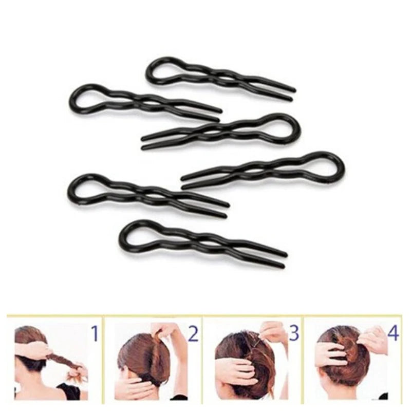3-Pack Spiral Hair Twist Clips | Braid & Bun Maker Tool Hair Styling Clips QXL Default Title