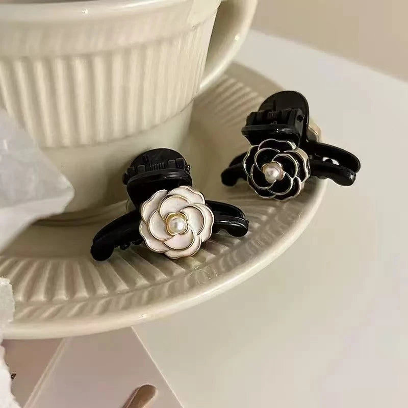 2-Pack Retro French Camellia Hair Clips | Vintage Hairpins Hair Clip Set QXL
