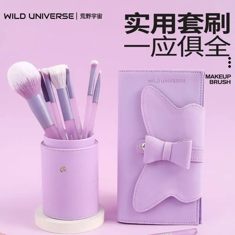 10-Pc Beginner Makeup Brush Set | Blush Contour Eyeshadow Kit Makeup Brush Set QXL