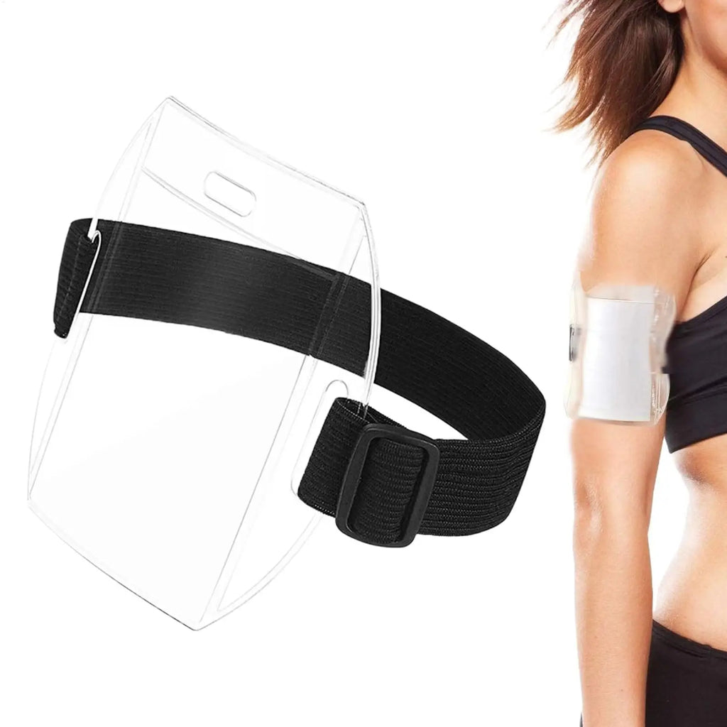 Arm Badge Holder Armband ID Card & Pass Holder | Adjustable Armband ID Holder QXL