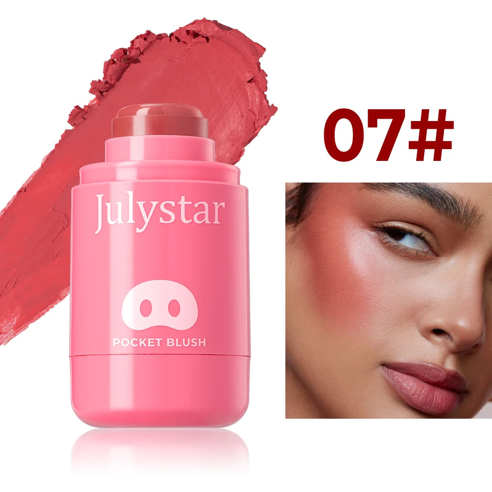Julystar Sleepy Girl Blush & Highlight Palette | Radiant Finish Blush Highlight Palette QXL 07 8g