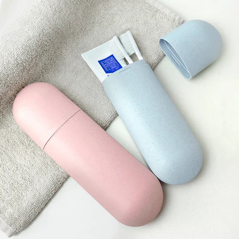 Portable Travel Toothbrush & Toothpaste Storage Case Toothbrush Travel Case QXL