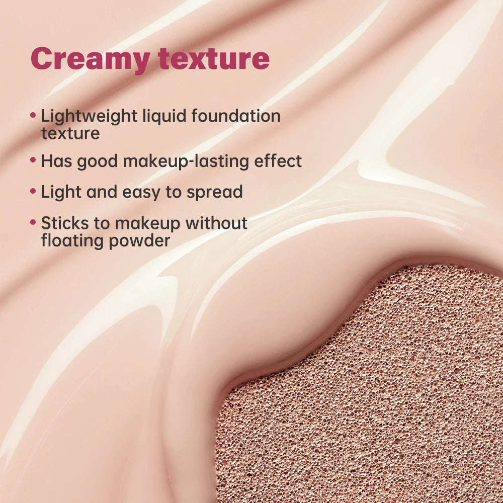 Semi-Matte CC Cream Cushion Foundation & Natural Concealer CC Cream Cushion Foundation QXL