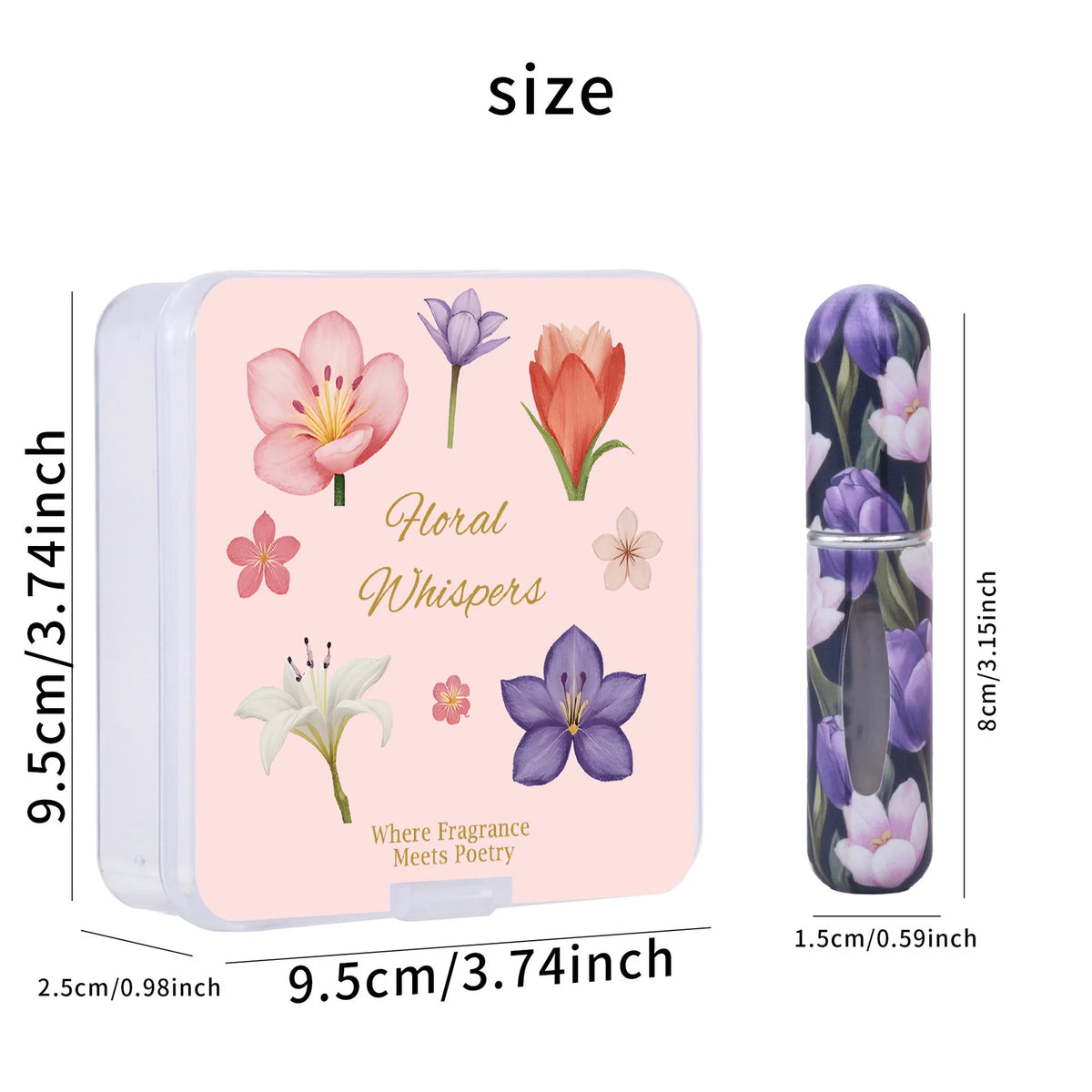 Mini 5ml Refillable Perfume Spray Atomizer Bottle | Travel Size Perfume Atomizer Bottle QXL