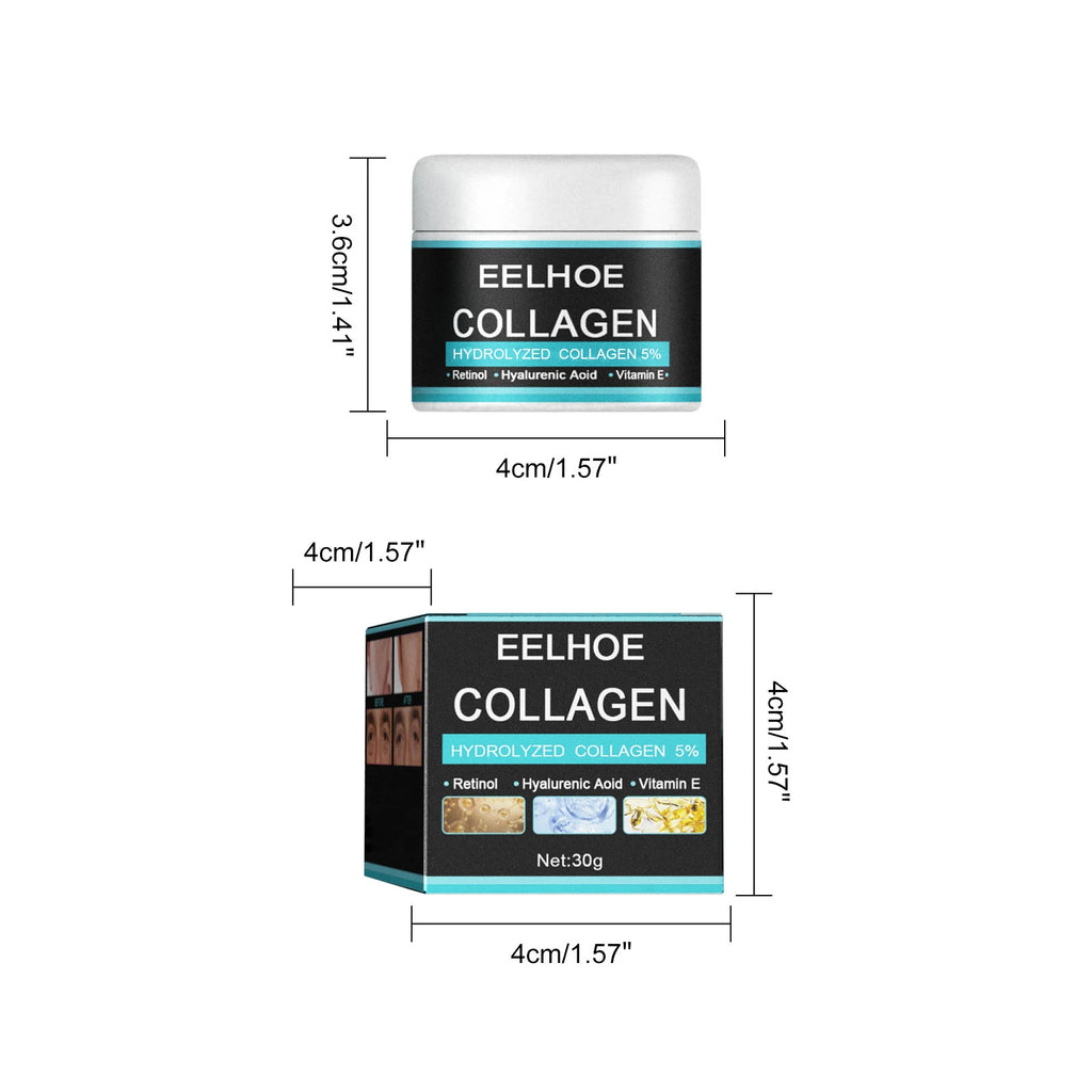 Eelhoe Men's Retinol Collagen Anti-Wrinkle Face Cream 30/50g Men's Face Cream QXL 30g-1PCS
