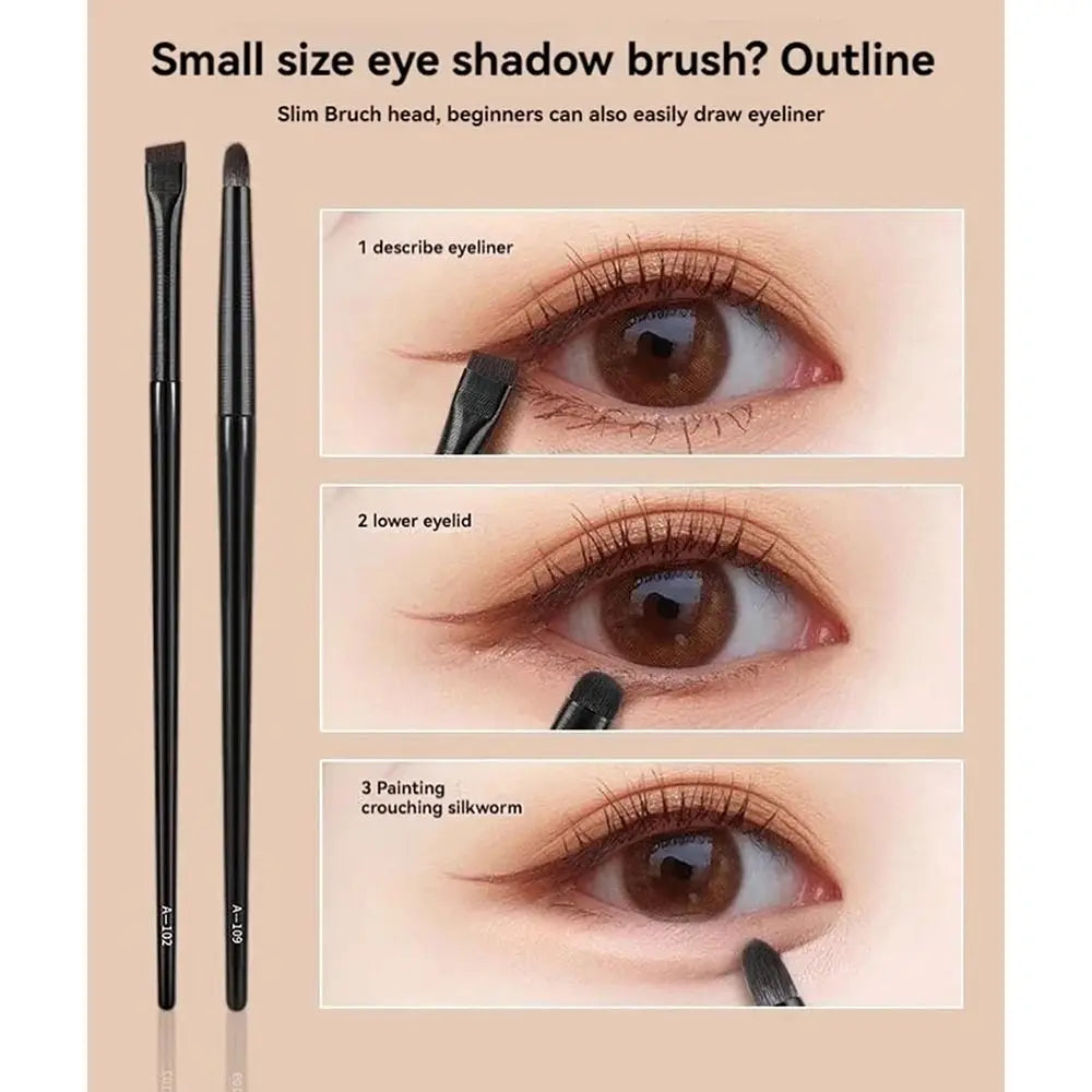 10-Pc Eye Makeup Brush Set – Eyeshadow & Eyeliner Brushes Eye Makeup Brush Set QXL
