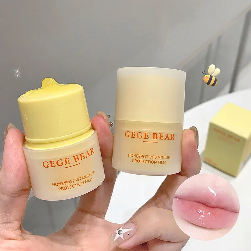 Gegebear Honey Pot Vitamin Lip Balm – Hydrating & Nourishing Vitamin Lip Balm QXL