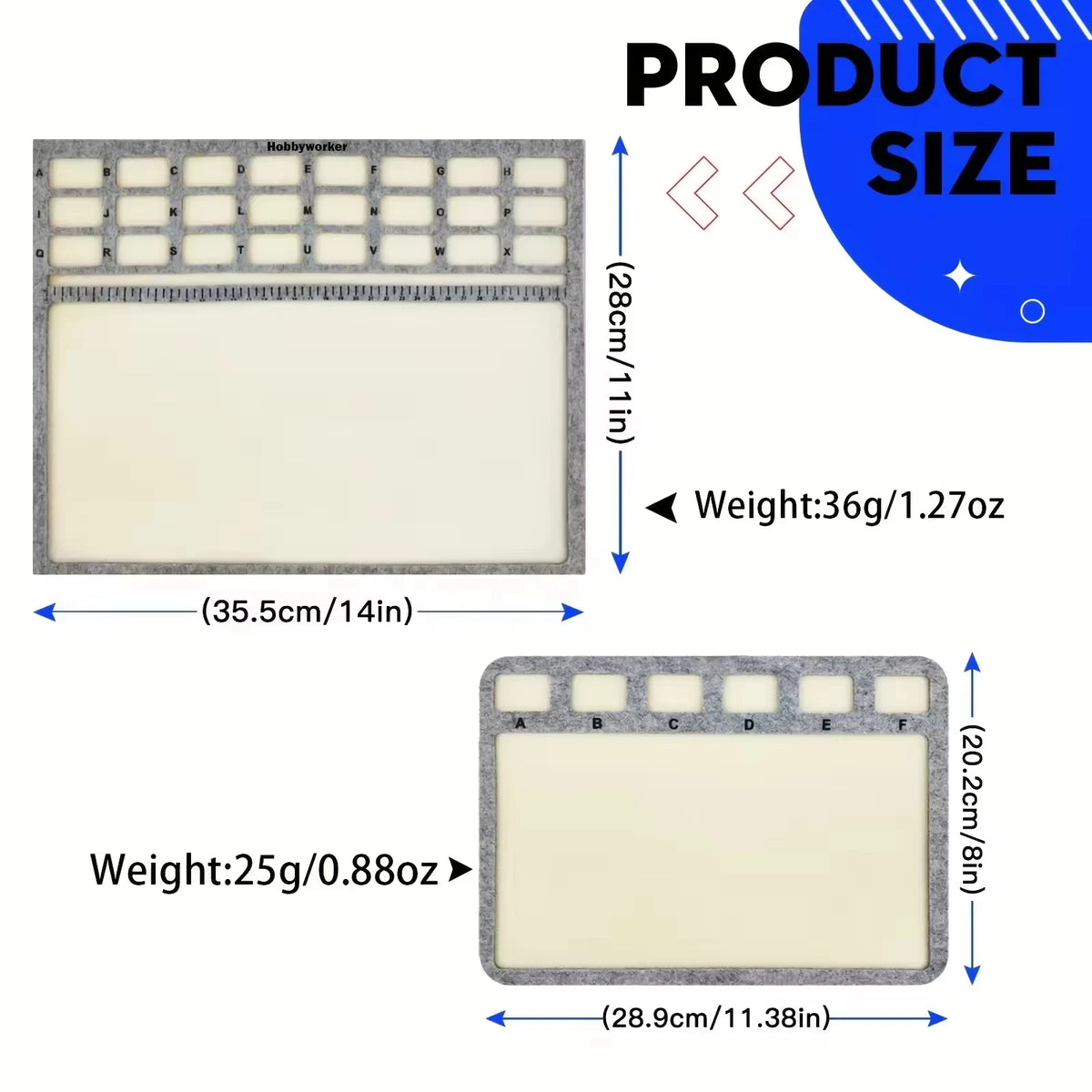 Felt Bead Mat with Compartments | DIY Jewelry Making Tool Jewelry Beading Mat QXL