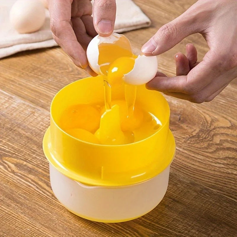 Egg White Separator & Yolk Divider with Storage Box Egg Separator Tool QXL