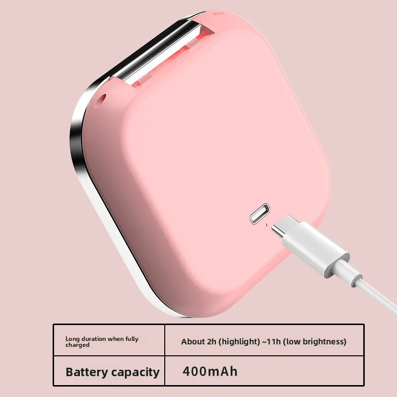 LED Compact Makeup Mirror | 3X Magnifying, 3 Light Modes LED Compact Mirror QXL