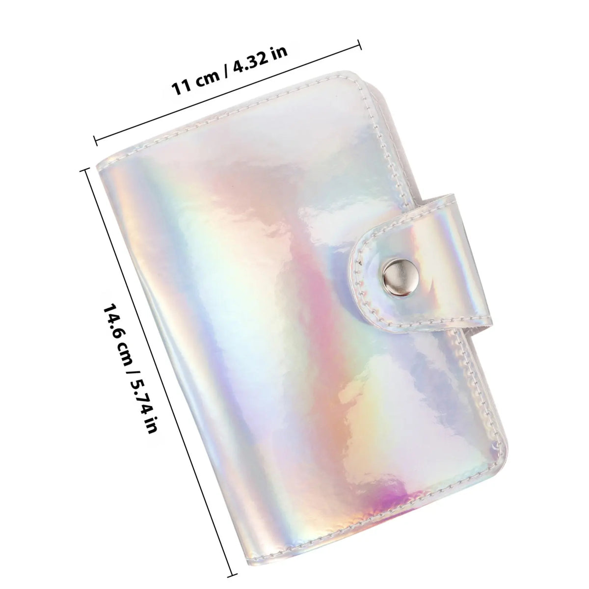 Nail Stamping Plate Organizer | Snap Closure Storage Pouch Nail Plate Organizer QXL