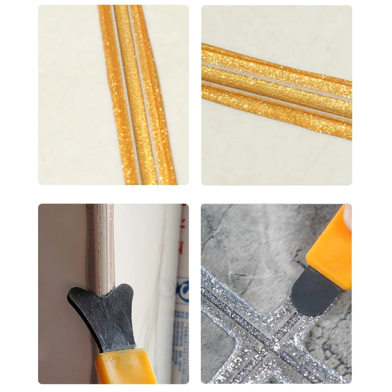 Tungsten Steel Caulking Tool | Corner Grout Scraper for Tile Caulking & Grout Tool QXL