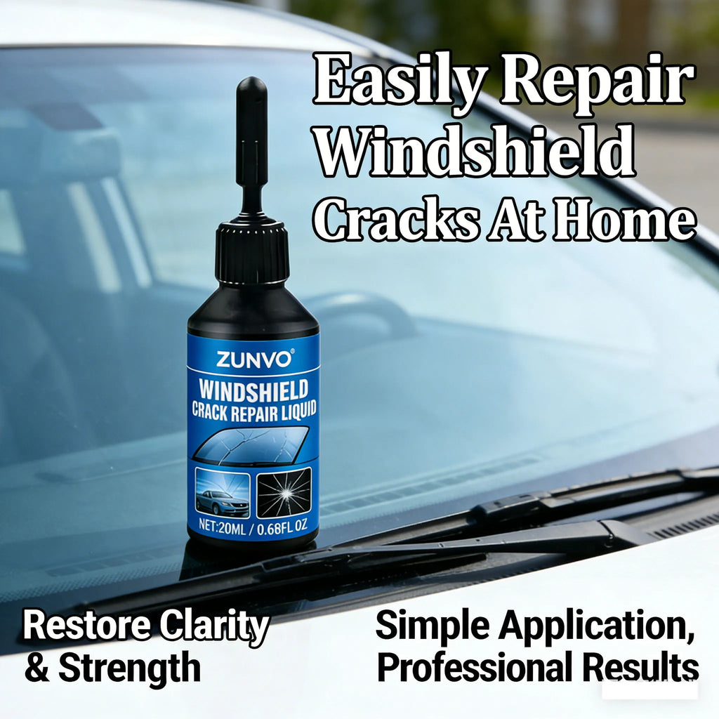 Car Windshield Crack Repair Fluid | Glass Chip Restore Agent Windshield Repair Fluid QXL