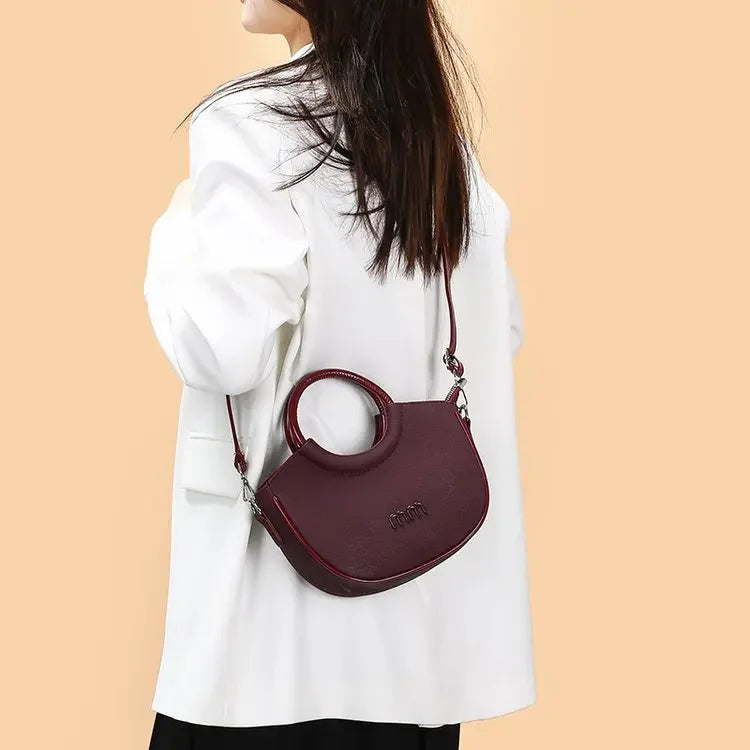Elegant Vintage Leather Crossbody Handbag | Women's Luxury Bag Crossbody Handbag QXL