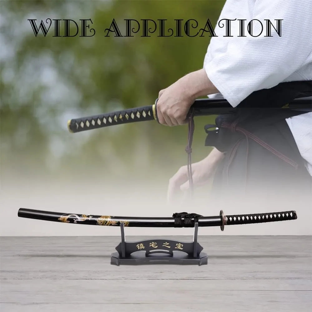 Wooden Samurai Sword Display Stand | Katana Wakizashi Tanto Sword Display Stand QXL