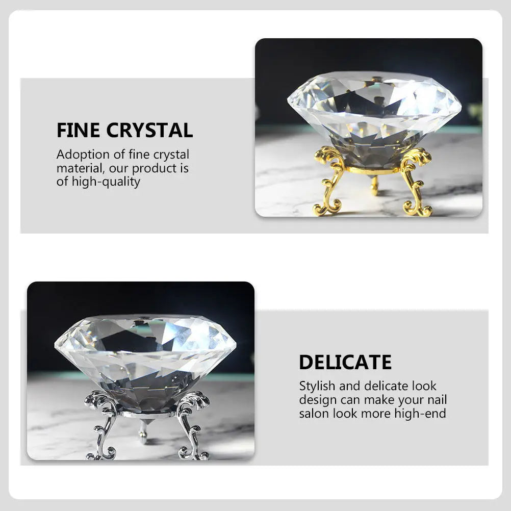 4-Pack Crystal Diamond Nail Art Display Props | Photo Decor Nail Art Display Prop QXL