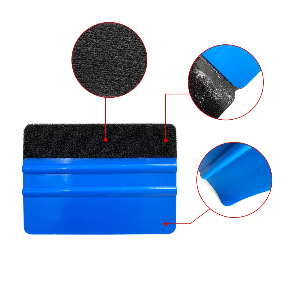 10-Pc Car Vinyl Wrap & Window Tint Tool Kit | Squeegee Set Car Wrap Tool Kit QXL