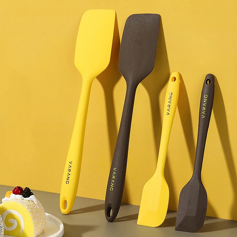 Silicone Cake Spatula & Butter Scraper | Food-Grade Baking Tool Silicone Baking Spatula QXL