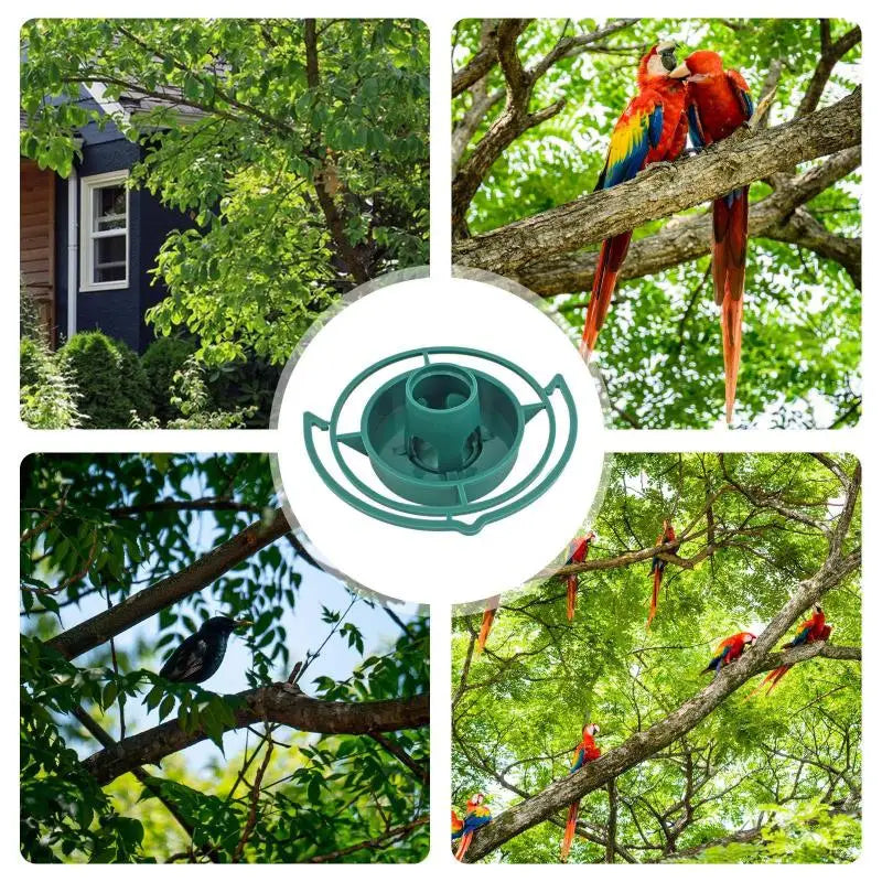 Automatic Hanging Bird Feeder Bowl for Parrot & Wild Birds Bird Feeder QXL