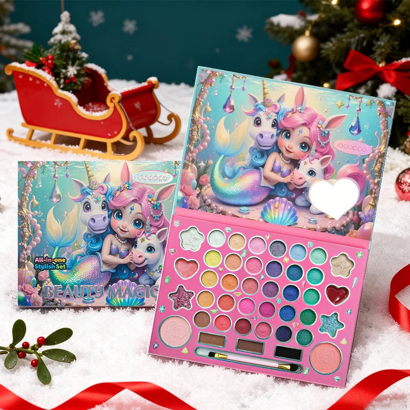 41-Color Eyeshadow Palette | Matte & Shimmer Pro Makeup Set Eyeshadow Palette QXL