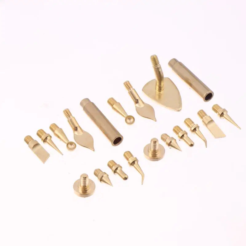 Brass Heat Insert Nut Tips M2–M8 | 3D Printer Soldering Kit Heat Insert Tip Kit QXL