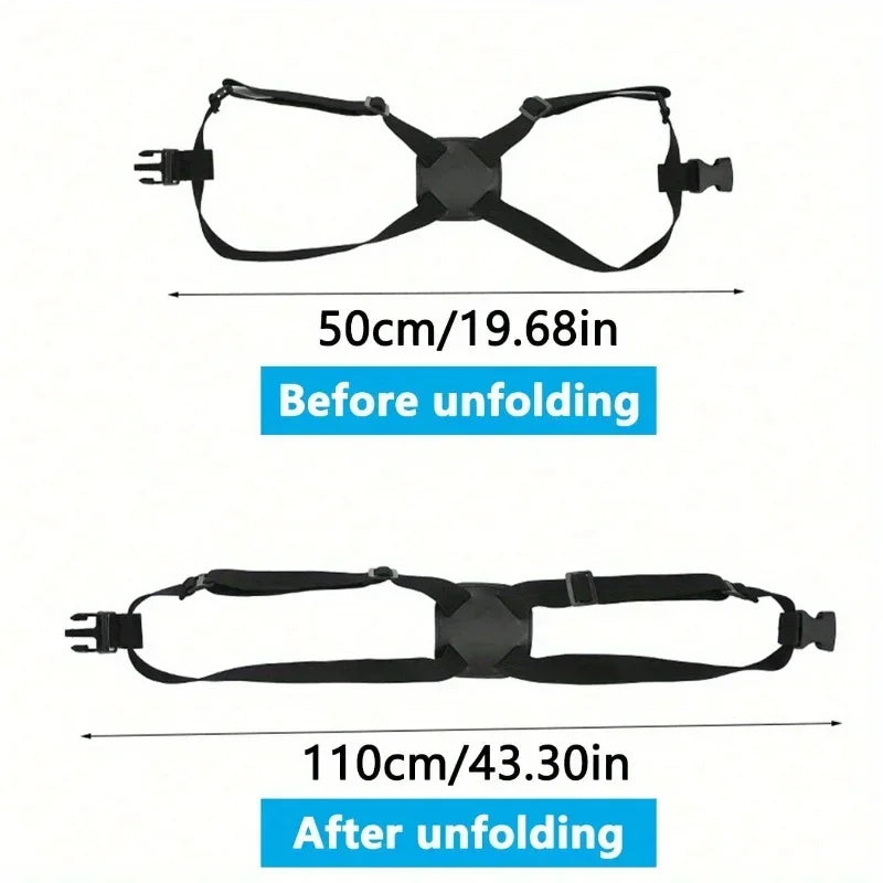 Adjustable Luggage Strap | Nylon Suitcase Belt 1 or 3 Pack Luggage Strap QXL