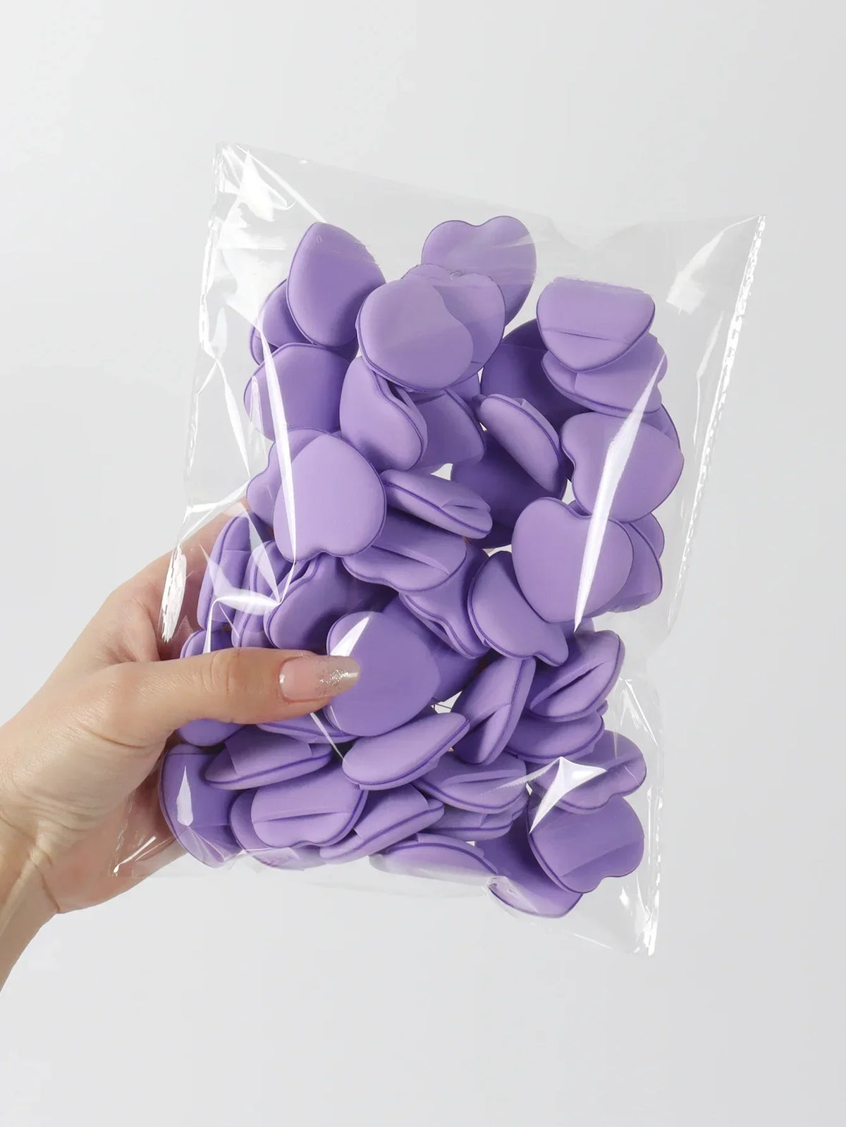50-Pack Mini Finger Cushion Puffs | Latex-Free Makeup Sponge Makeup Sponge Puff QXL