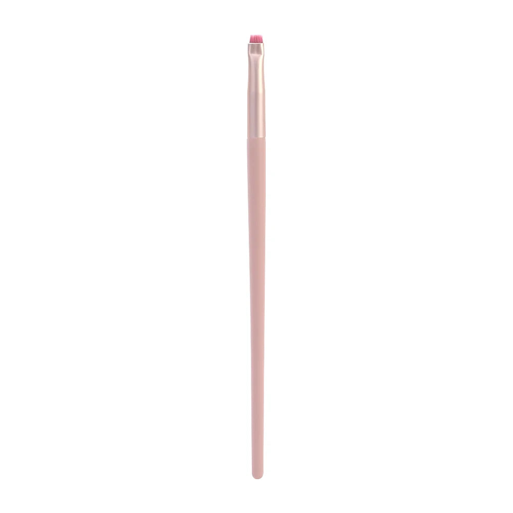 Angled Eyebrow & Eyeliner Brush | Soft Synthetic Flat Tip Eyebrow Eyeliner Brush QXL 11