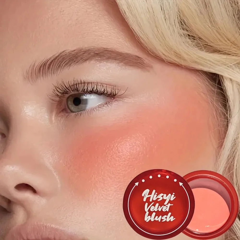 Swan Velvet Cream Blush – Waterproof 4-Shade Multi-Use Makeup Cream Blush QXL
