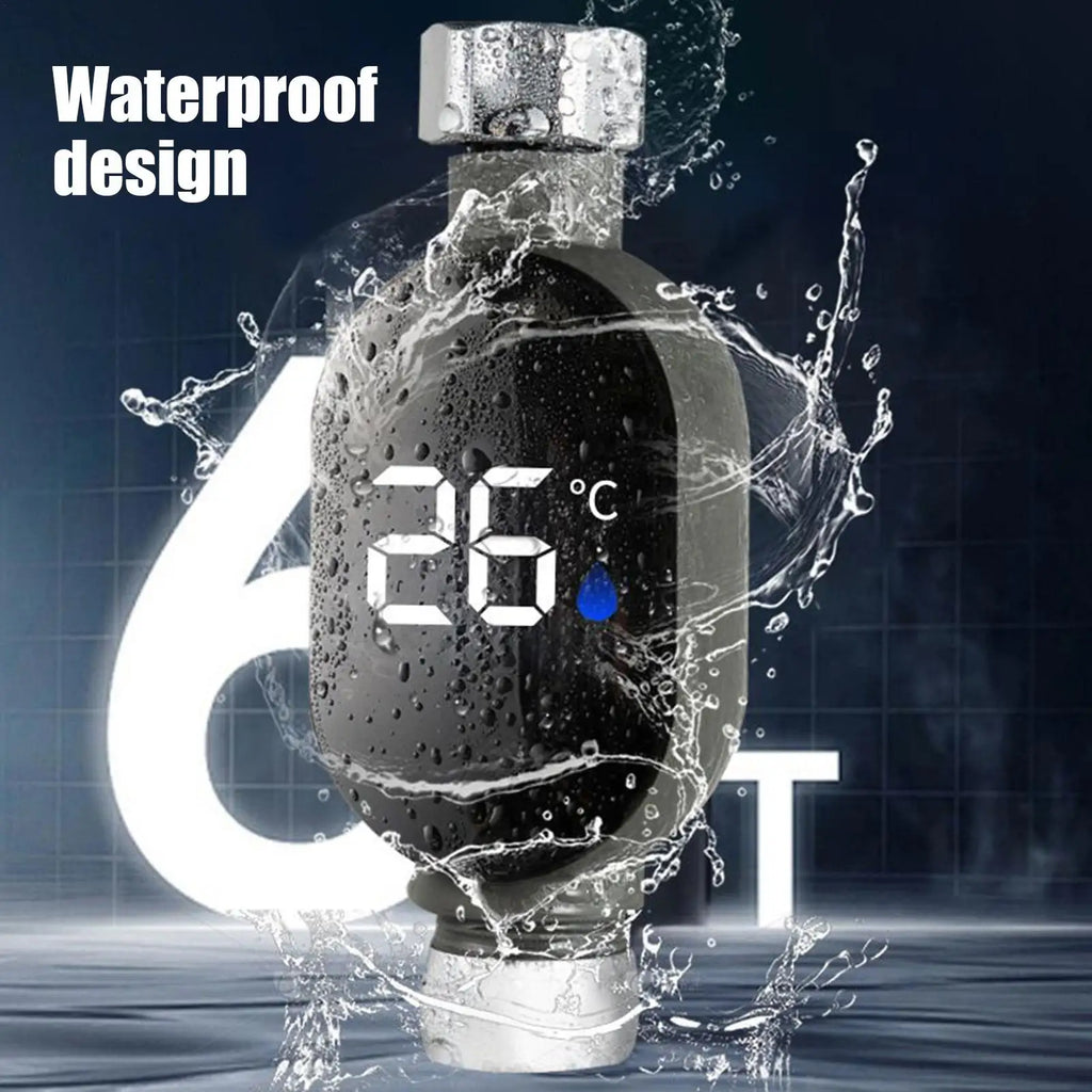 LED Digital Shower Thermometer | Waterproof Water Temp Gauge Shower Thermometer QXL