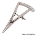 Stainless Steel Eyelid Caliper 0–20mm | Brow & Tattoo Measuring Eyelid Measuring Caliper QXL as pic