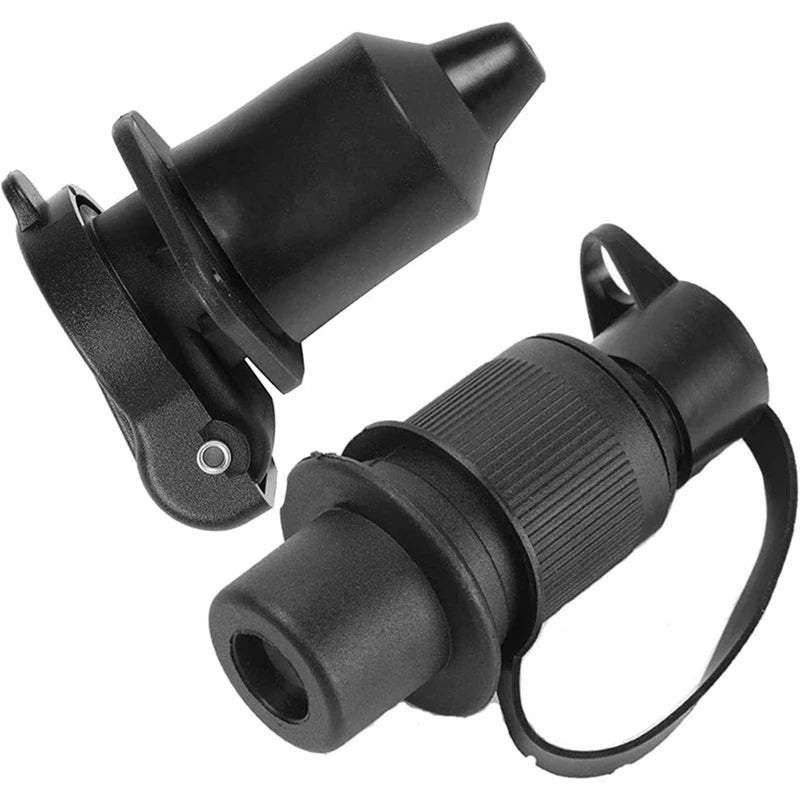3-Pin Trailer Socket & Plug Connector 12V | DIN Caravan Truck Trailer Connector QXL
