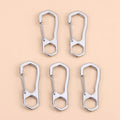 Stainless Steel Carabiner Clips 2/5-Pack | Rustproof Spring Buckle Carabiner Spring Clips QXL hexagonal hole 5pcs