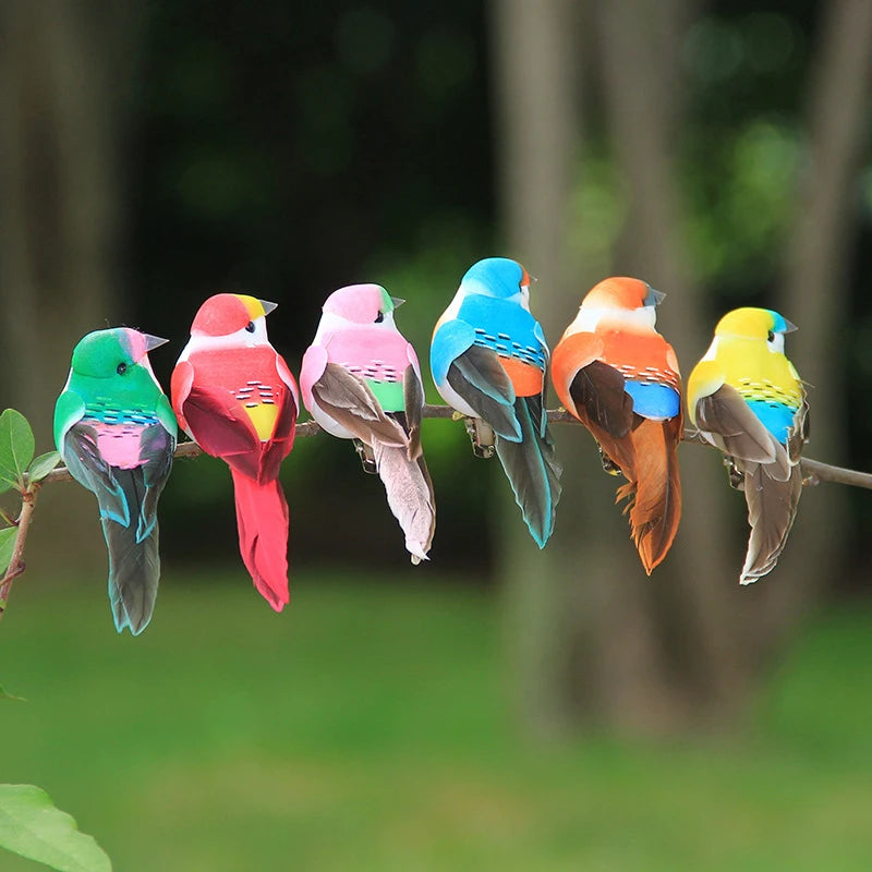 Realistic Feather Simulation Bird Figurine | Home & Garden Decor Decorative Bird Figurine QXL