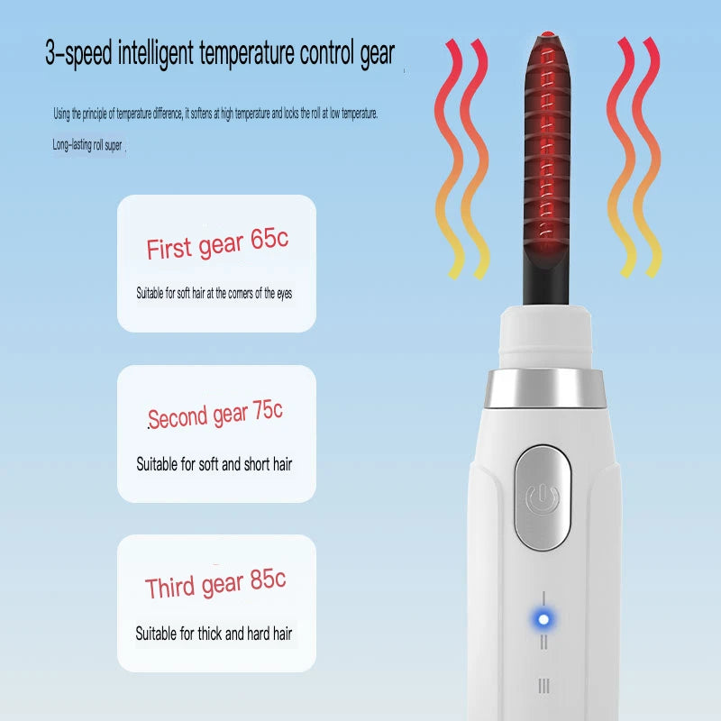 3-Speed Electric Heated Lash Curler | Temperature Control Heated Lash Curler QXL