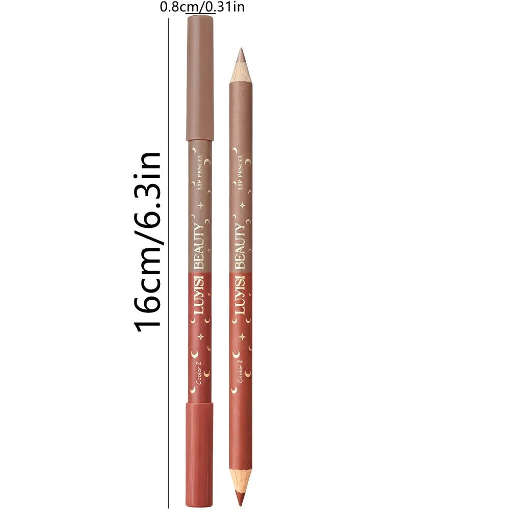 6-Piece Matte Waterproof Lip Liner Set | Velvet Long-Lasting Lip Liner Set QXL
