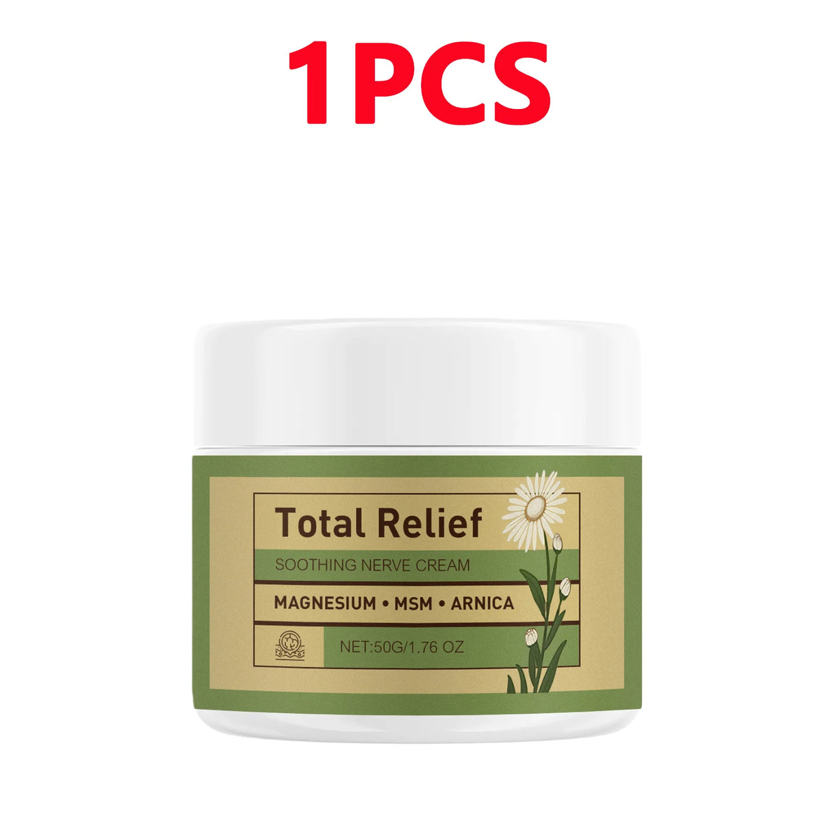 Magnesium MSM & Arnica Body Cream – Deep Hydrating, Non-Greasy Body Moisturising Cream QXL 1pcs