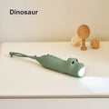 Kids Bear Rabbit LED Flashlight | USB Rechargeable Camping Light Kids LED Flashlight QXL Dinosaur