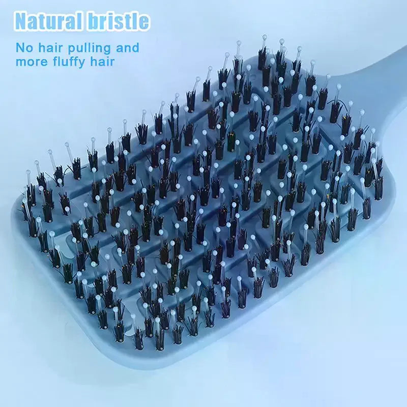 Boar Bristle Detangling Hair Comb | Anti-Static Scalp Brush Boar Bristle Hair Comb QXL