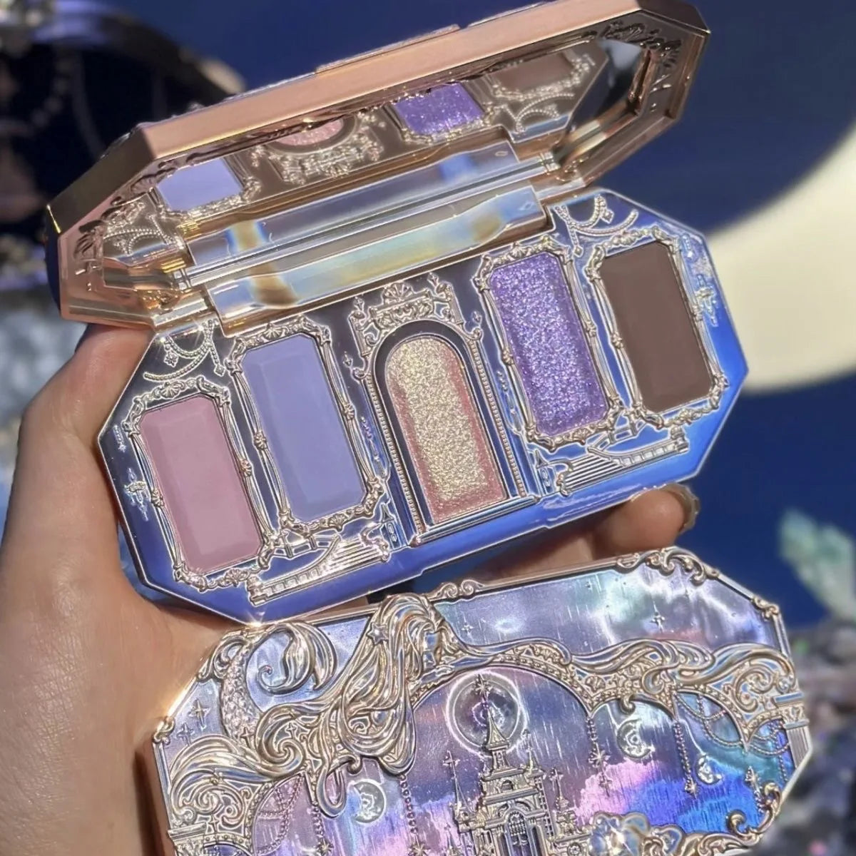 Flower Knows Moonlight Mermaid 5-Color Eyeshadow Palette Eyeshadow Palette QXL