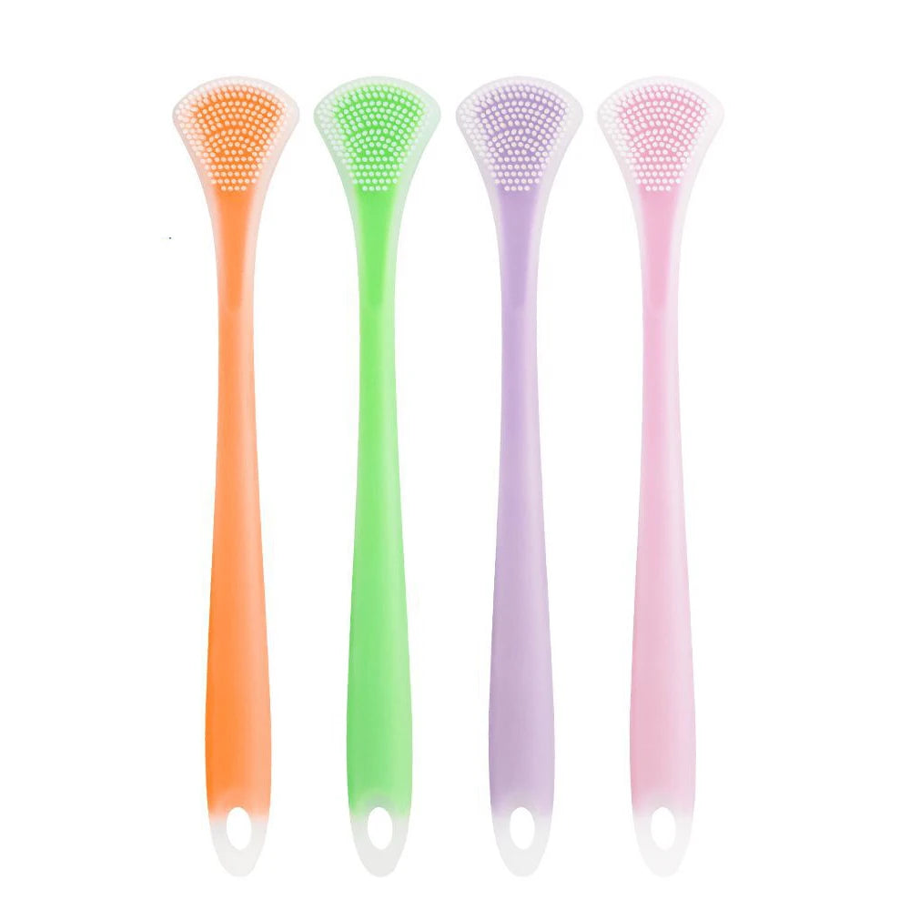 vvocci Double-Sided Silicone Tongue Scraper & Cleaner Tongue Scraper QXL