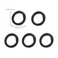 200-Pack Soft Cloth Hair Ties | No-Snag Kids & Daily Use Hair Ties QXL Black