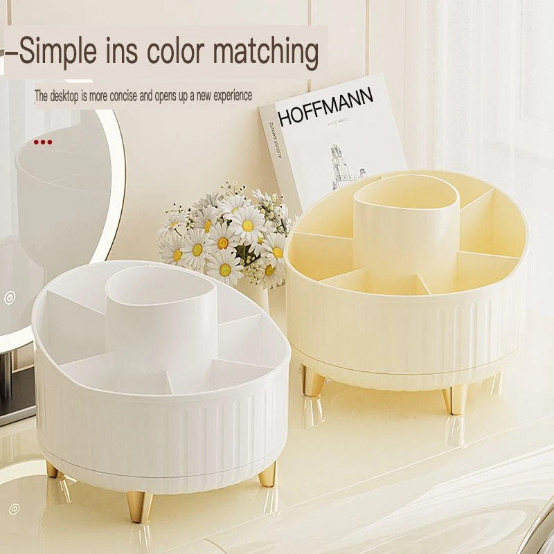 360° Rotating Desktop Makeup Organizer & Brush Holder Makeup Organizer QXL