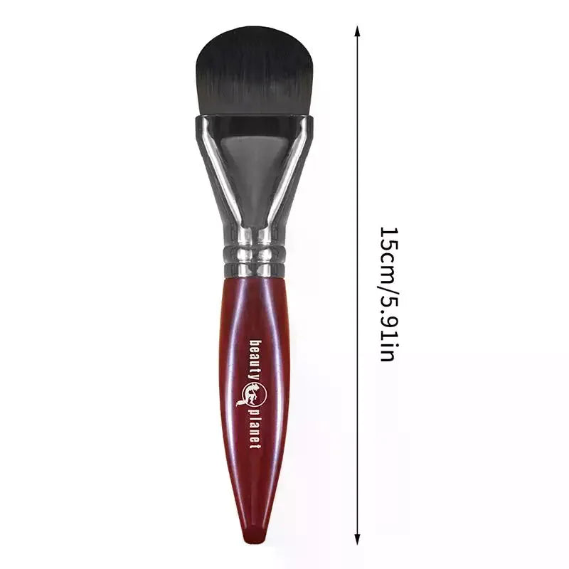 Flat Foundation & Concealer Makeup Brush | Soft Synthetic Foundation Makeup Brush QXL
