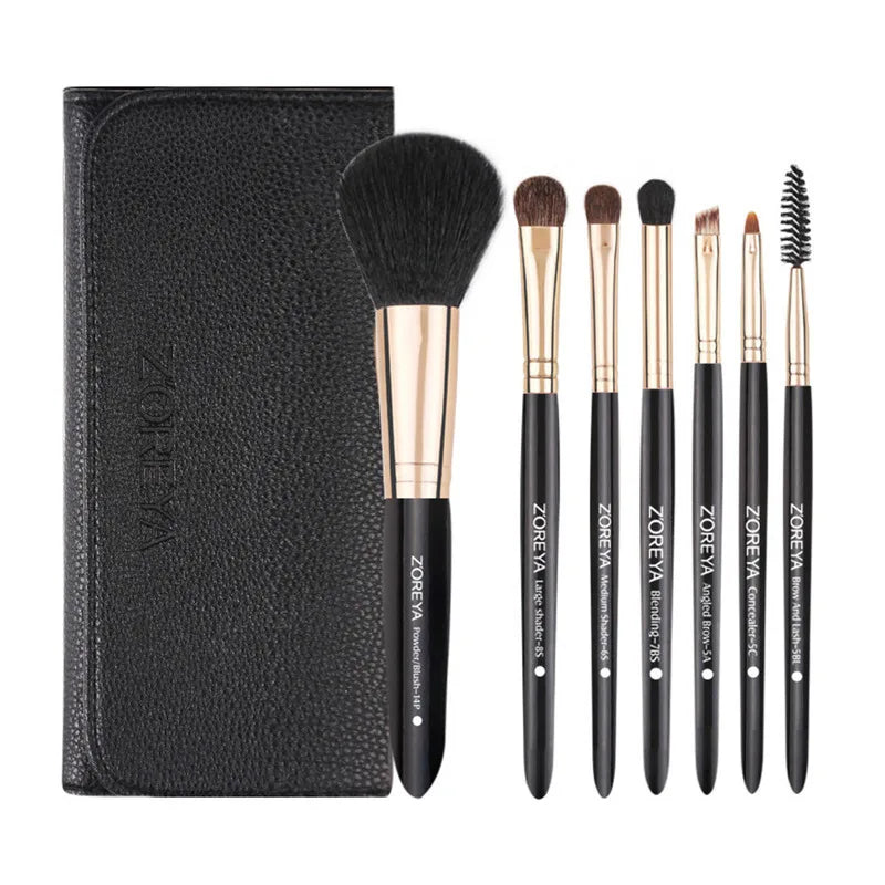 Zoreya 7-Piece Makeup Brush Set | Foundation & Eyeshadow Makeup Brush Set QXL