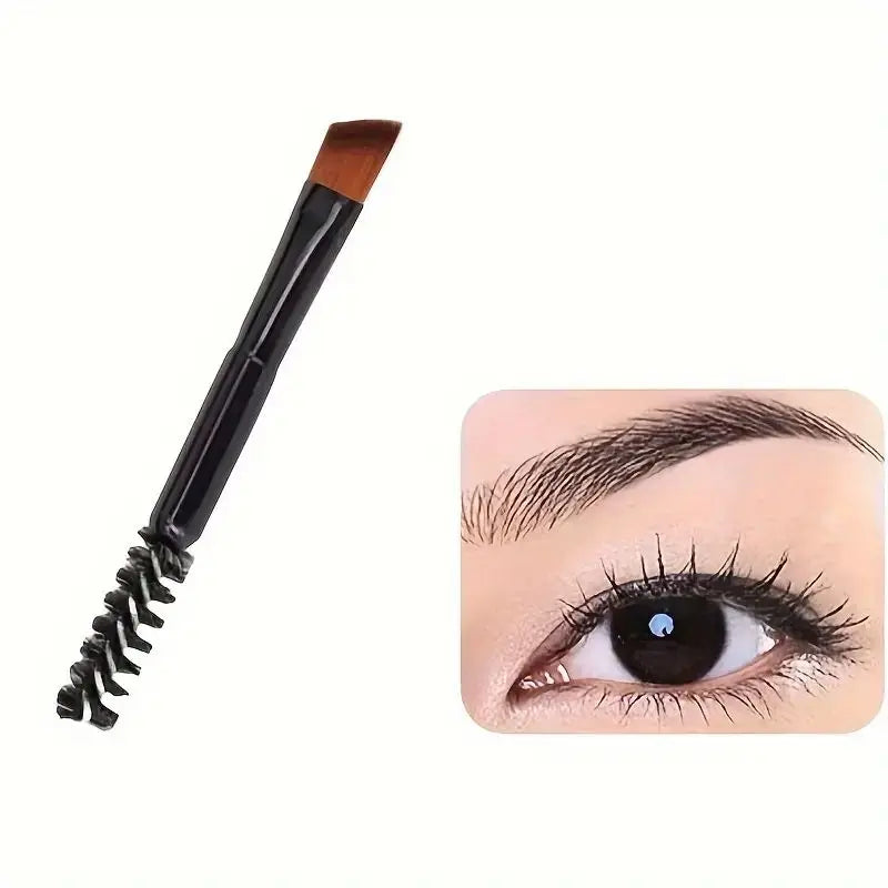 6-Pack Double-Ended Angled Eyebrow & Eyelash Brush Set Eyebrow Brush Set QXL