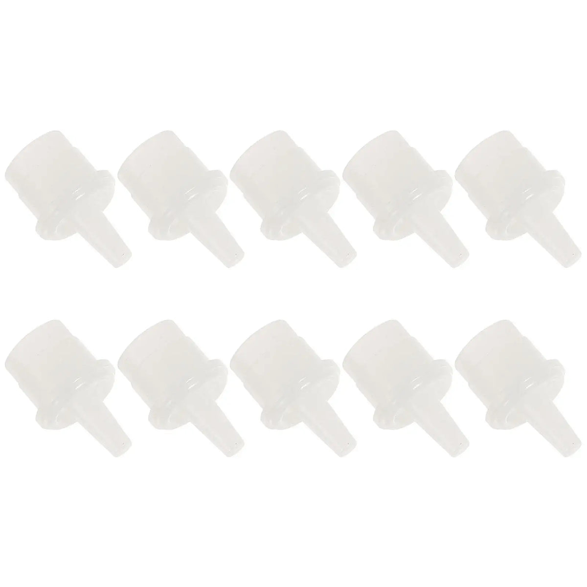 100-Pack Lash Glue Bottle Plugs | ABS Nozzle Stoppers Lash Extension Supplies QXL